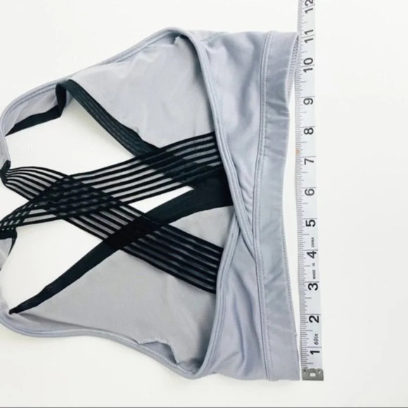 VICTORIA'S SECRET Gray V-Neck Sports Bra XS - Picture 4 of 4